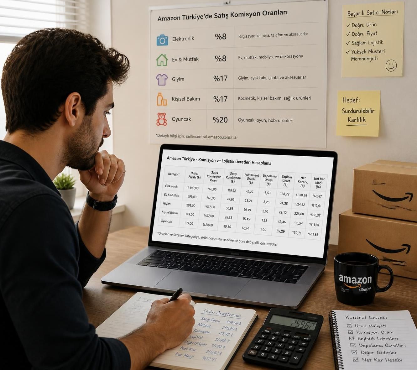 amazon türkiye satış komisyonları hakkında kapsamlı rehber. komisyonlar nasıl hesaplanır, hangi faktörlere dikkat edilmelidir ve satışlarınızdan maksimum kar elde etmek için ipuçları.
