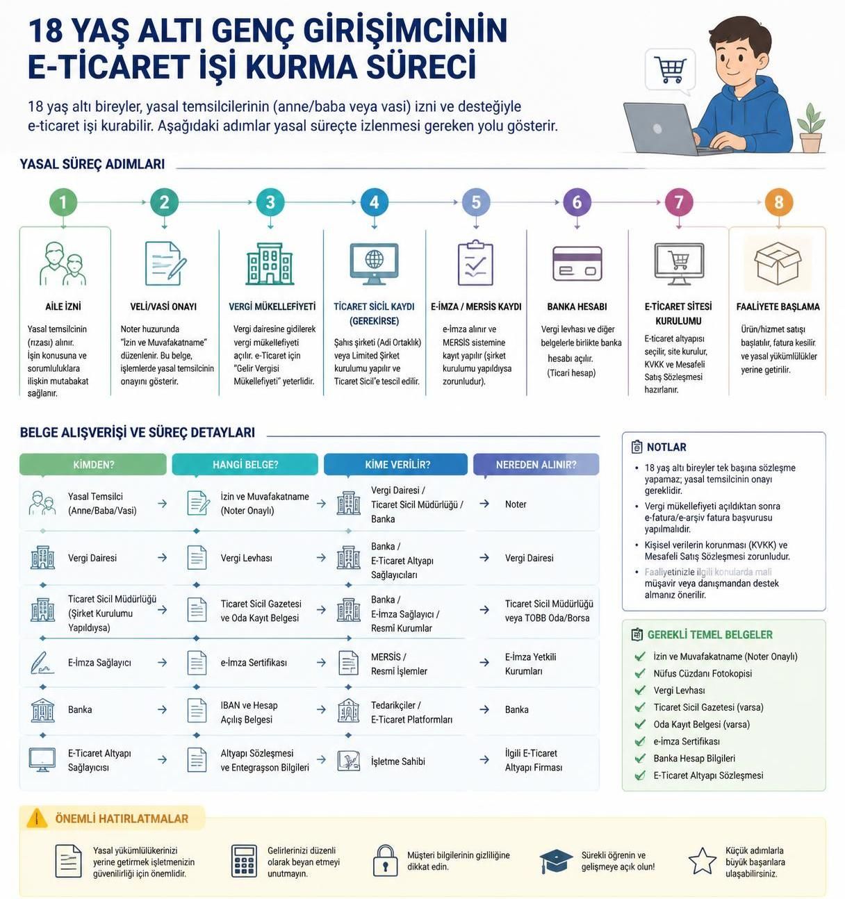 yaş altı gençler için hazırlanan bu rehberde, e-ticaretin nasıl yapılacağını adım adım öğrenin. güvenli ve kolay yöntemlerle online satış yapmanın tüm ipuçları burada.