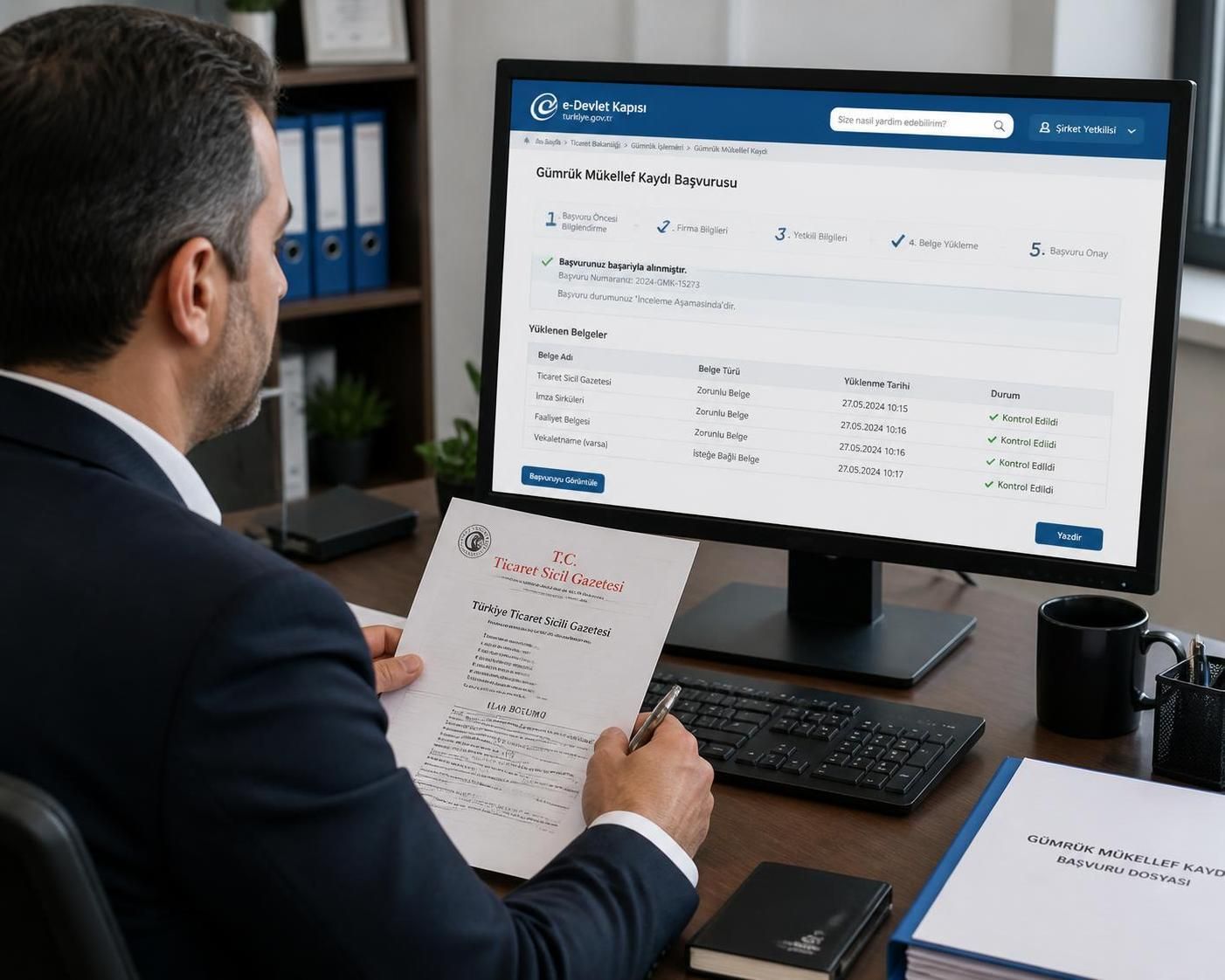 gümrük işlemleri için mükellef kaydı başvurusunun adım adım nasıl yapılacağını öğrenin. gümrük prosedürlerinde gerekli kayıt işlemlerini kolayca tamamlayın.