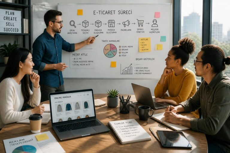 e-ticaret nasıl yapılır? temel aşamaları ve adımlarıyla e-ticaret rehberimizi keşfedin, başarılı bir online işletme kurmanın ipuçlarını öğrenin.