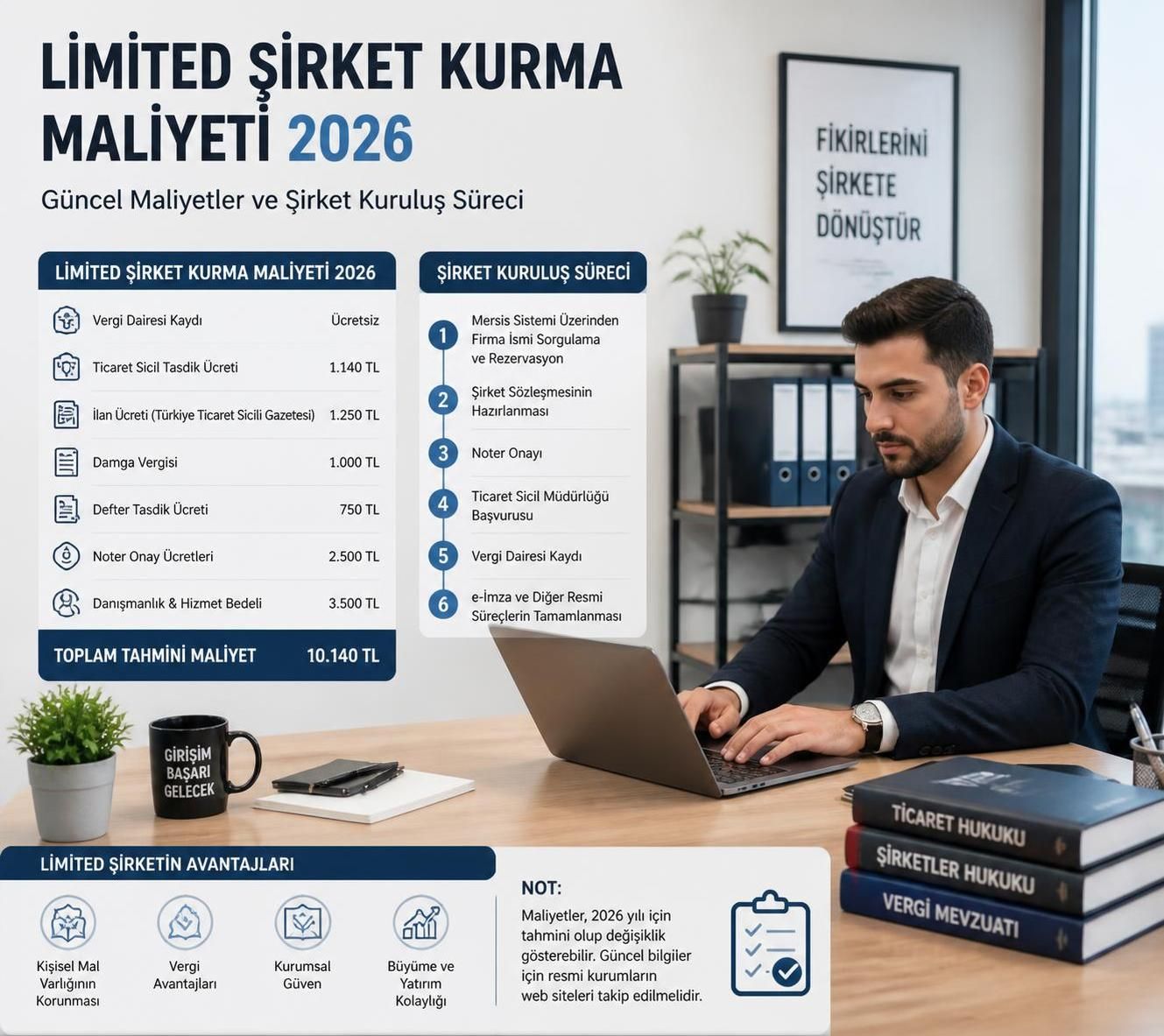 yılında limited şirket kurma maliyetleri hakkında güncel bilgiler. limited şirket kurma süreci ve masrafları ne kadar olacak, detaylarıyla öğrenin.