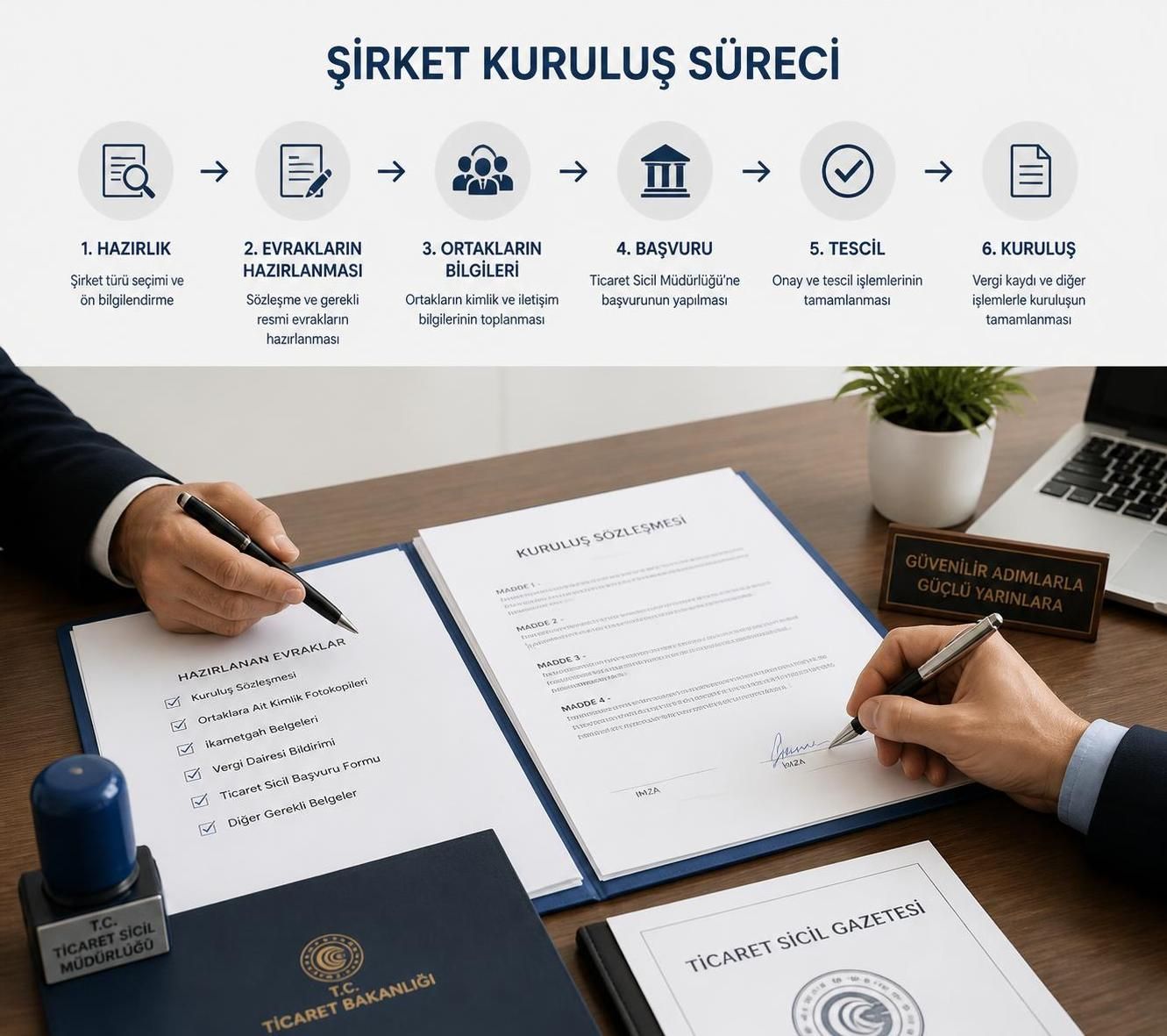 şirket kurmak ne kadar sürer? şirket kuruluş süreci ve takip edilmesi gereken adımlar hakkında detaylı bilgi alın. i̇ş kurma sürecinizi hızlı ve sorunsuz tamamlayın.