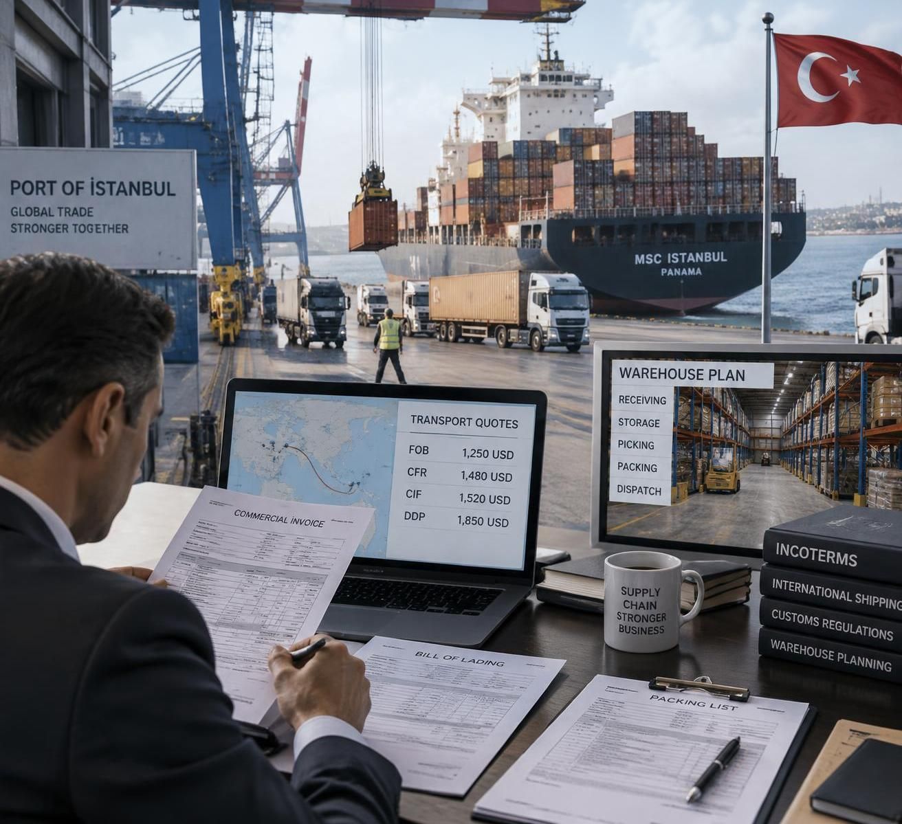 i̇thalat işlemlerinin aşamalarını, gerekli belgeleri, gümrük süreçlerini ve dikkat edilmesi gereken noktaları öğrenerek işlemlerinizi sorunsuz yönetin.